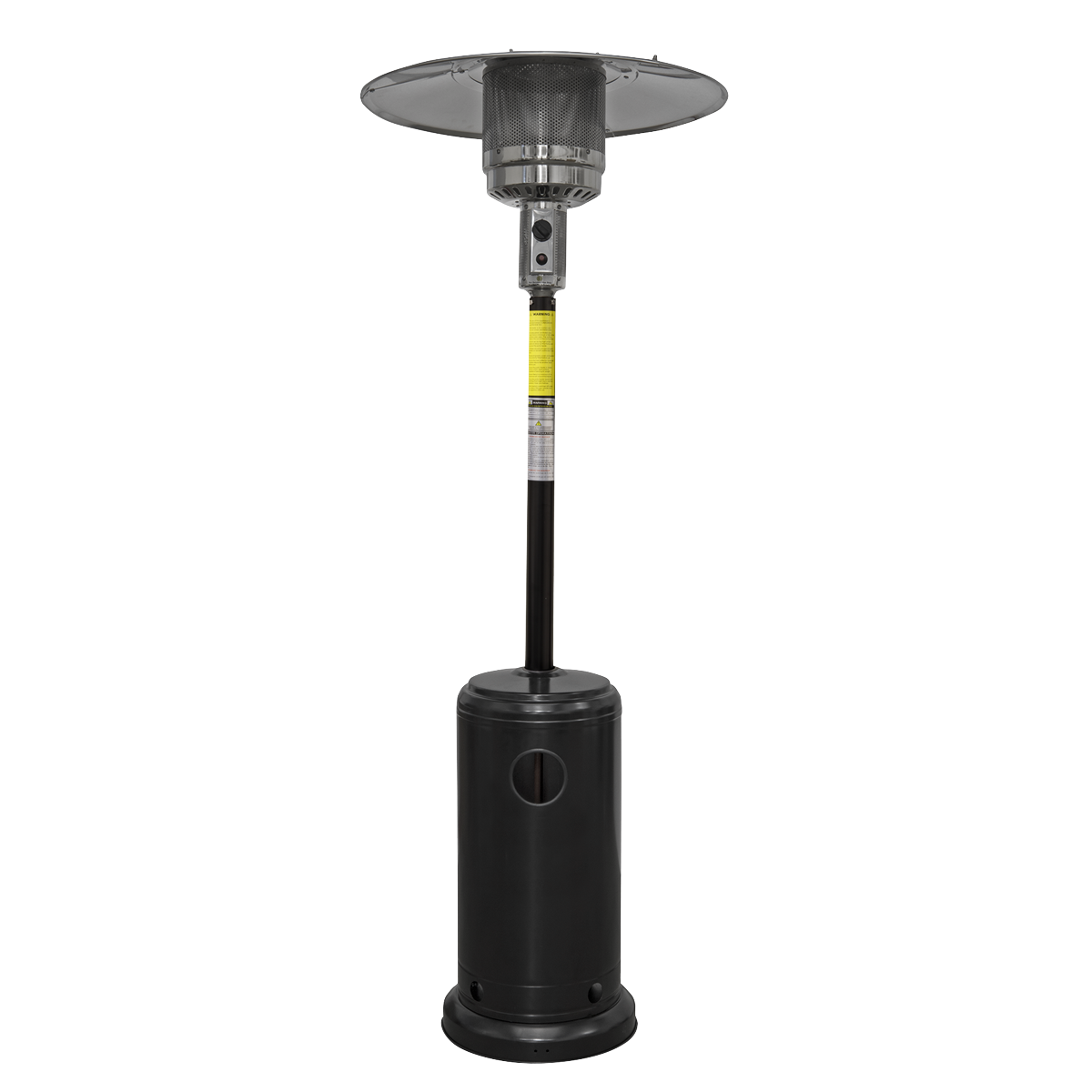 Dellonda Outdoor Garden Gas Patio Heater 13kW Commercial & Domestic Use, Black