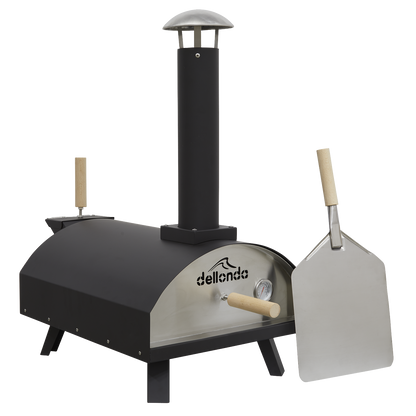 Dellonda Wood-Fired Pizza Oven 14" - Black