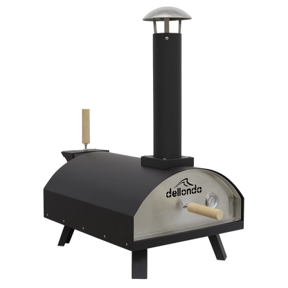 Dellonda Wood-Fired Pizza Oven 14" - Black