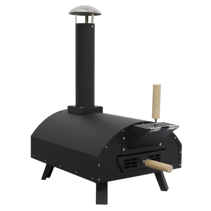Dellonda Wood-Fired Pizza Oven 14" - Black