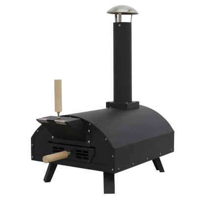 Dellonda Wood-Fired Pizza Oven 14" - Black