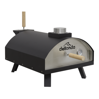 Dellonda Wood-Fired Pizza Oven 14" - Black