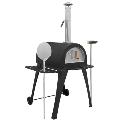 Dellonda Outdoor Wood-Fired Pizza Oven & Smoker