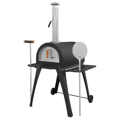 Dellonda Outdoor Wood-Fired Pizza Oven & Smoker