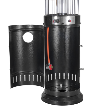 Dellonda Gas Patio Heater 13kW for Commercial & Domestic Use, Black
