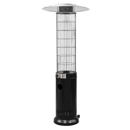 Dellonda Gas Patio Heater 13kW for Commercial & Domestic Use, Black