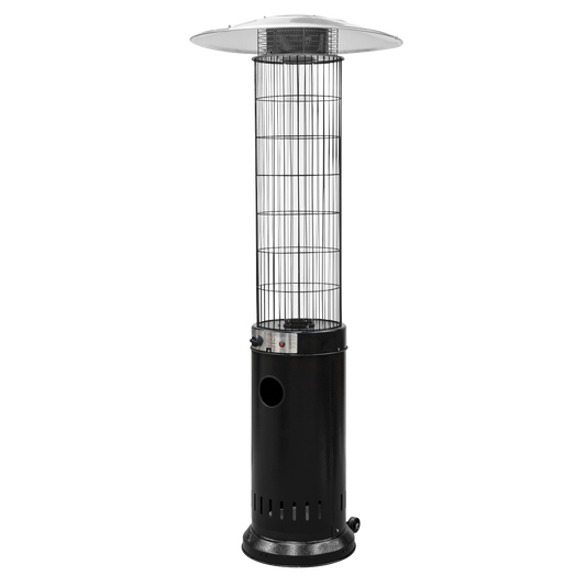 Dellonda Gas Patio Heater 13kW for Commercial & Domestic Use, Black