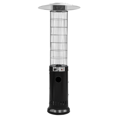 Dellonda Gas Patio Heater 13kW for Commercial & Domestic Use, Black
