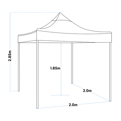 Dellonda Premium Pop-Up Gazebo