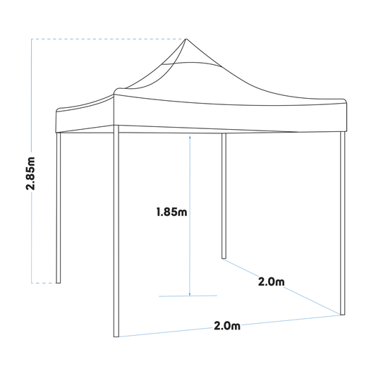 Dellonda Premium Pop-Up Gazebo