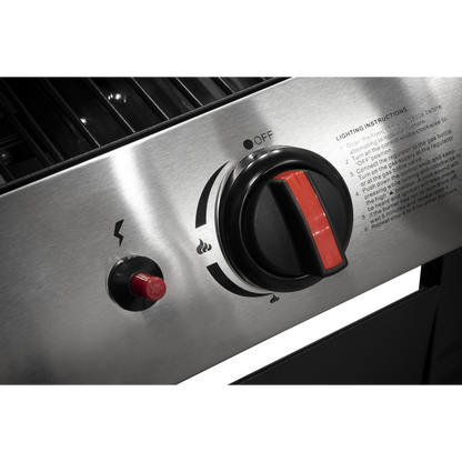 Dellonda 2 Burner Gas BBQ Grill with Piezo Ignition & Thermometer