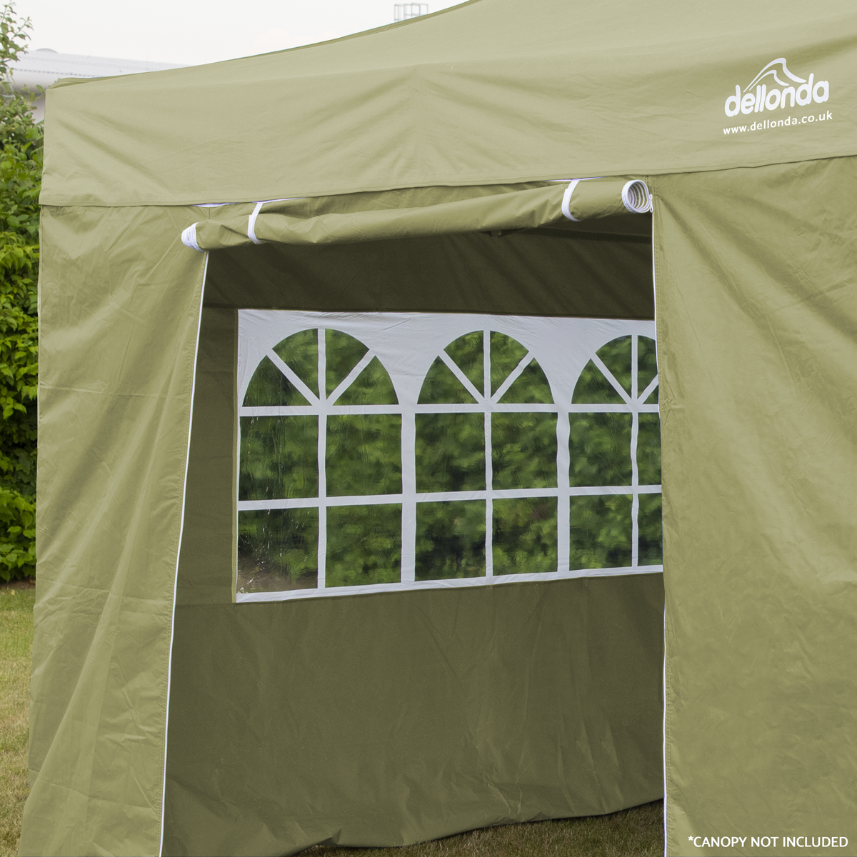 Dellonda Premium Side Walls/Doors/Windows for Gazebo/Marquee
