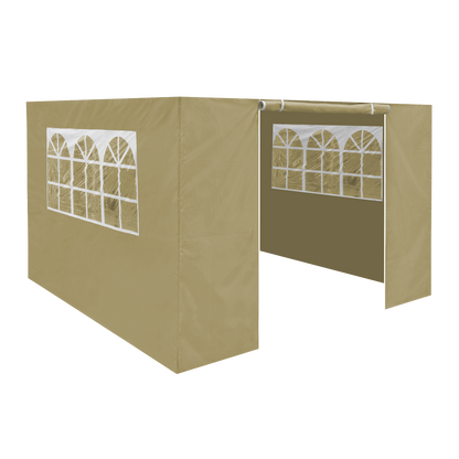 Dellonda Premium Side Walls/Doors/Windows for Gazebo/Marquee
