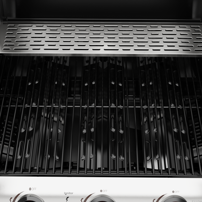 Dellonda 3 Burner Gas BBQ Grill with Piezo Ignition & Thermometer