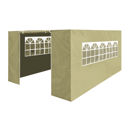 Dellonda Premium Side Walls/Doors/Windows for Gazebo/Marquee
