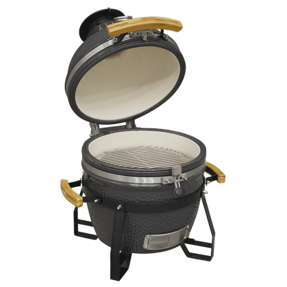 Dellonda Deluxe 16"(40cm) Ceramic Kamado Style BBQ