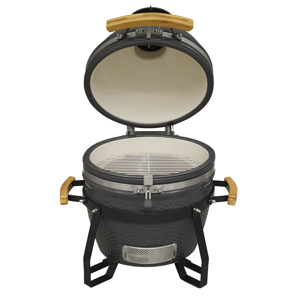 Dellonda Deluxe 16"(40cm) Ceramic Kamado Style BBQ