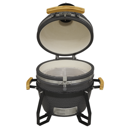 Dellonda Deluxe 16"(40cm) Ceramic Kamado Style BBQ