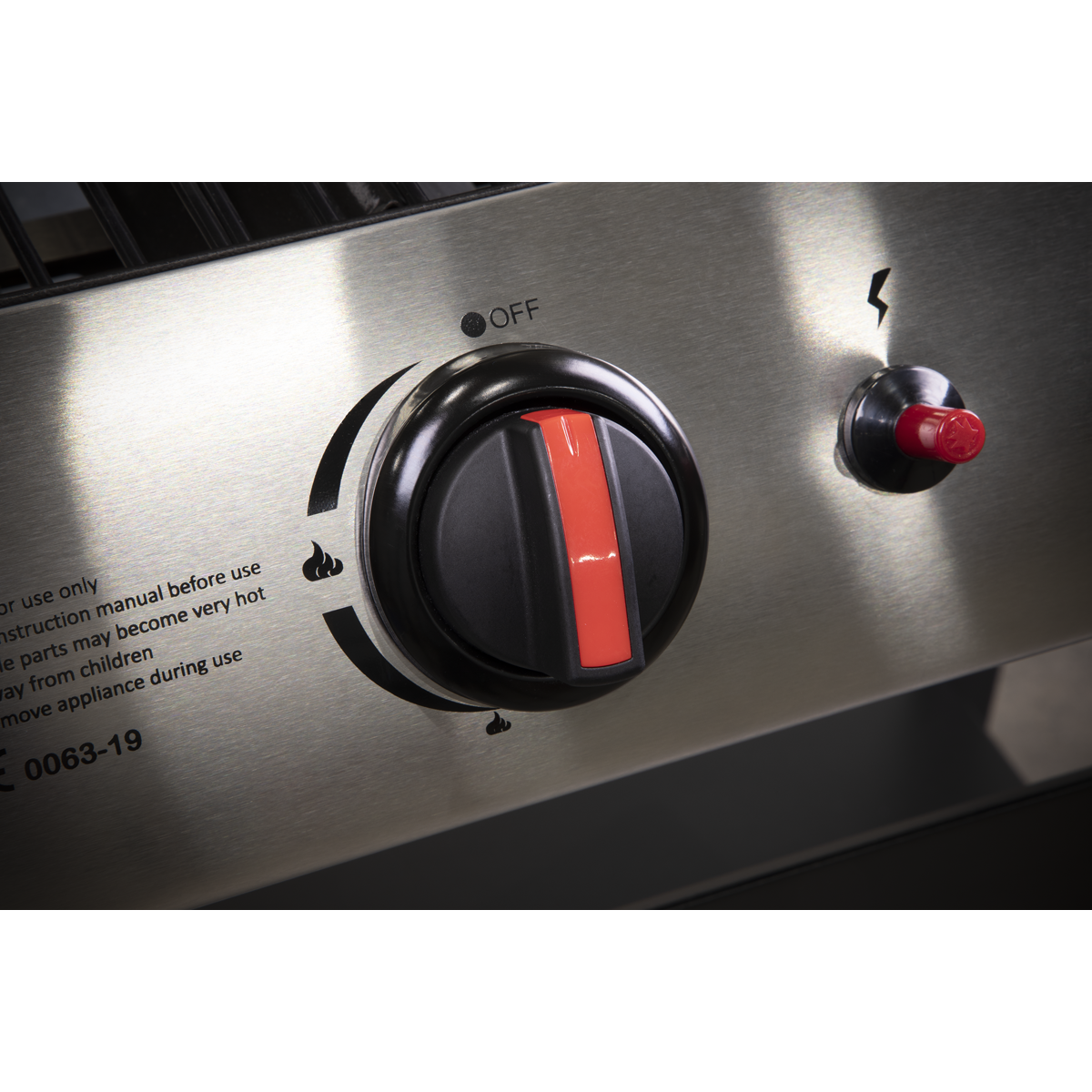 Dellonda 4 Burner Gas BBQ Grill with Piezo Ignition & Thermometer