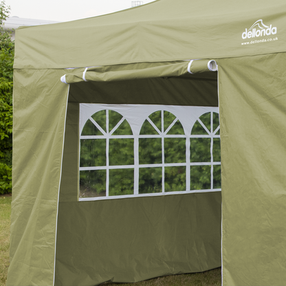 Dellonda Premium Pop-Up Gazebo & Side Walls