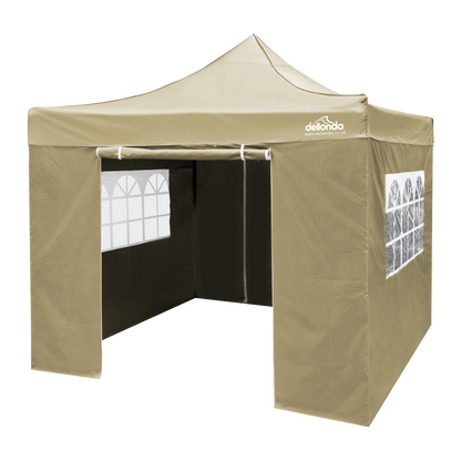 Dellonda Premium Pop-Up Gazebo & Side Walls