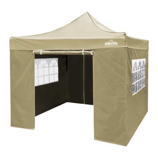 Dellonda Premium Pop-Up Gazebo & Side Walls