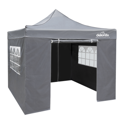 Dellonda Premium Pop-Up Gazebo & Side Walls