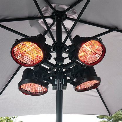 1800W Folding Parasol/Gazebo Infrared Heater