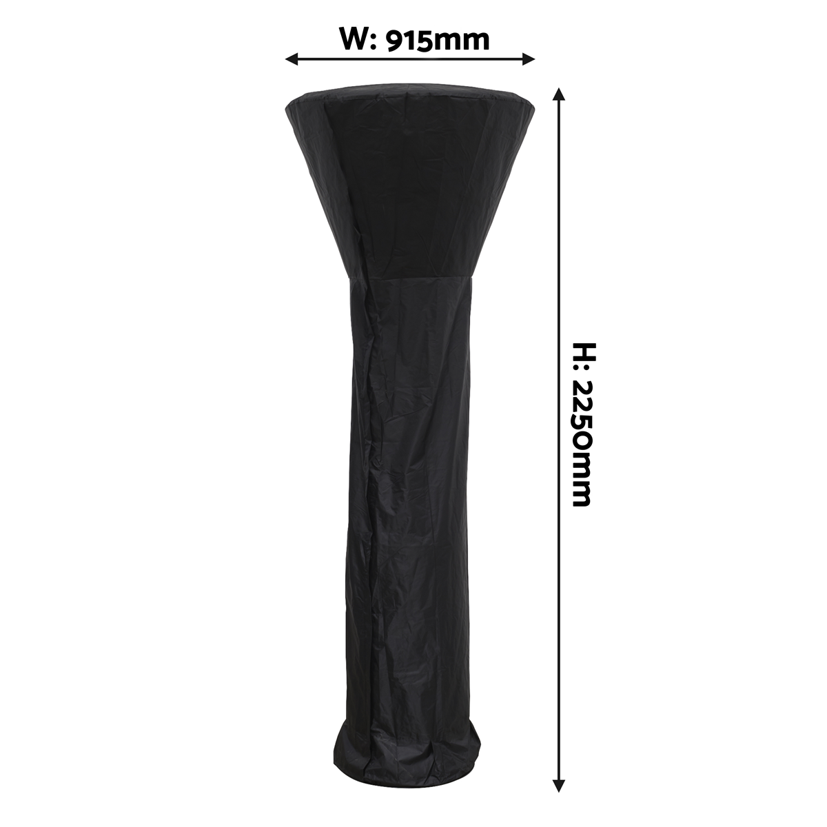 Dellonda Tower Patio Heater Cover, Heavy-Duty & Water Resistant
