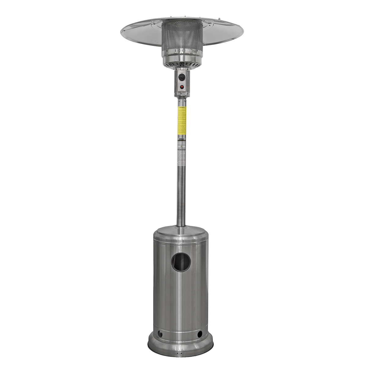 Dellonda Outdoor Garden Gas Patio Heater 13kW Commercial & Domestic Use, Stainless Steel