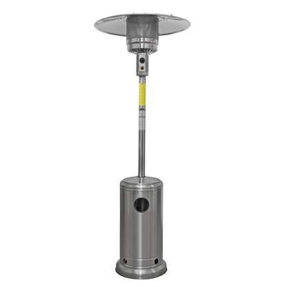 Dellonda Outdoor Garden Gas Patio Heater 13kW Commercial & Domestic Use, Stainless Steel