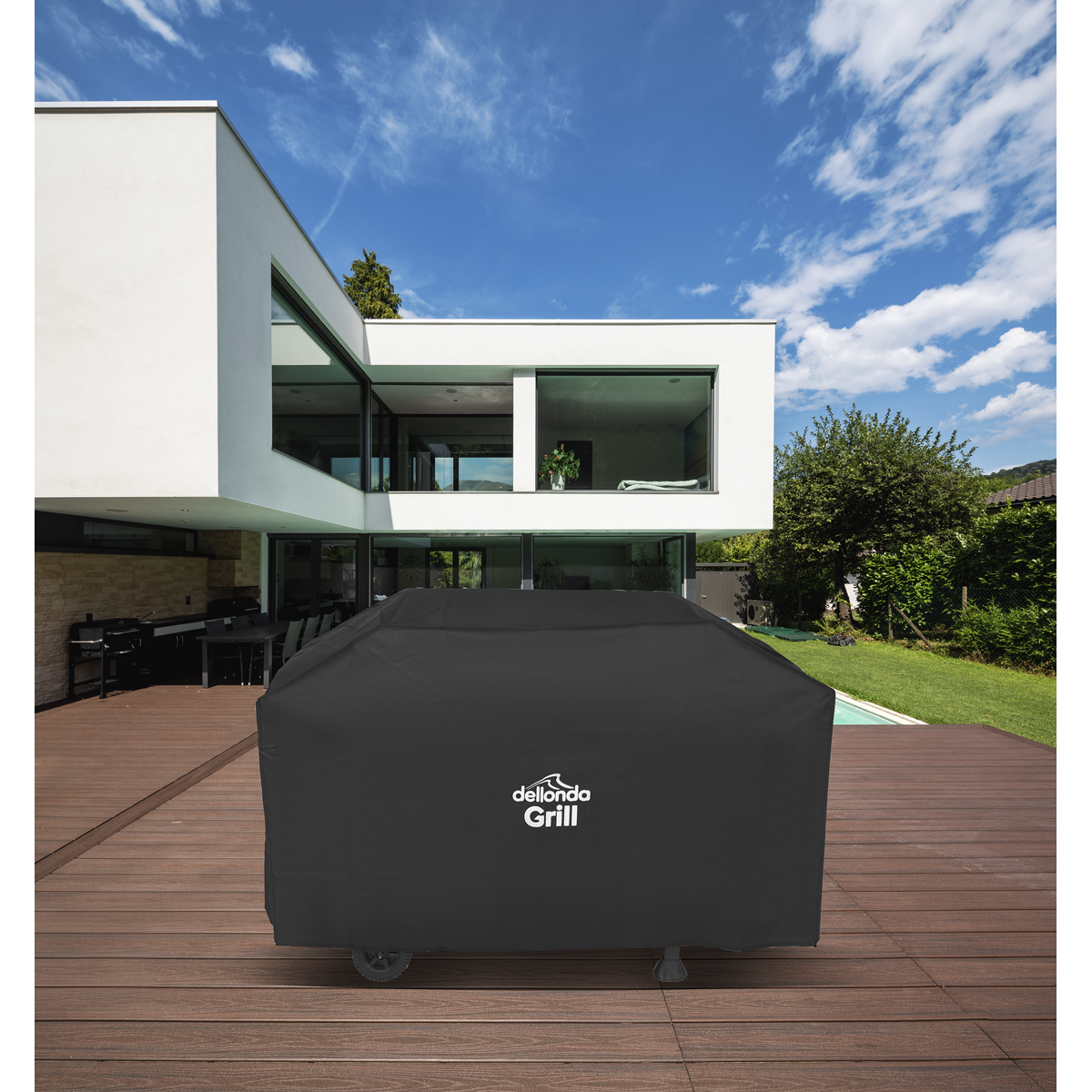 Dellonda PVC Water-Resistant BBQ Cover for DG15