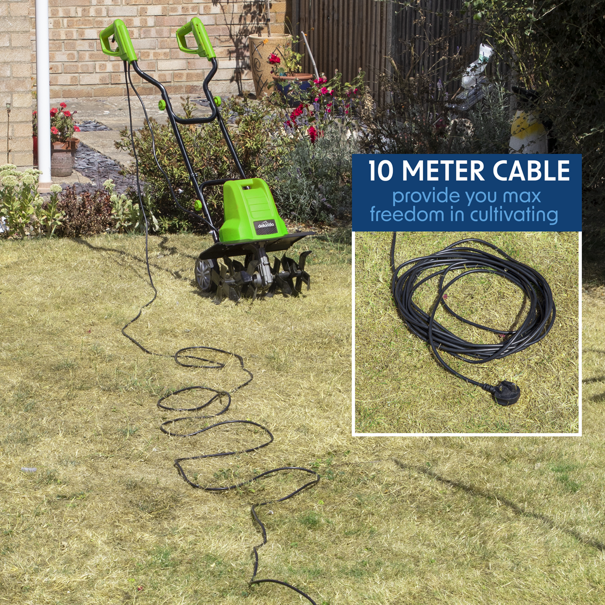 Dellonda Electric Tiller/Cultivator 1500W