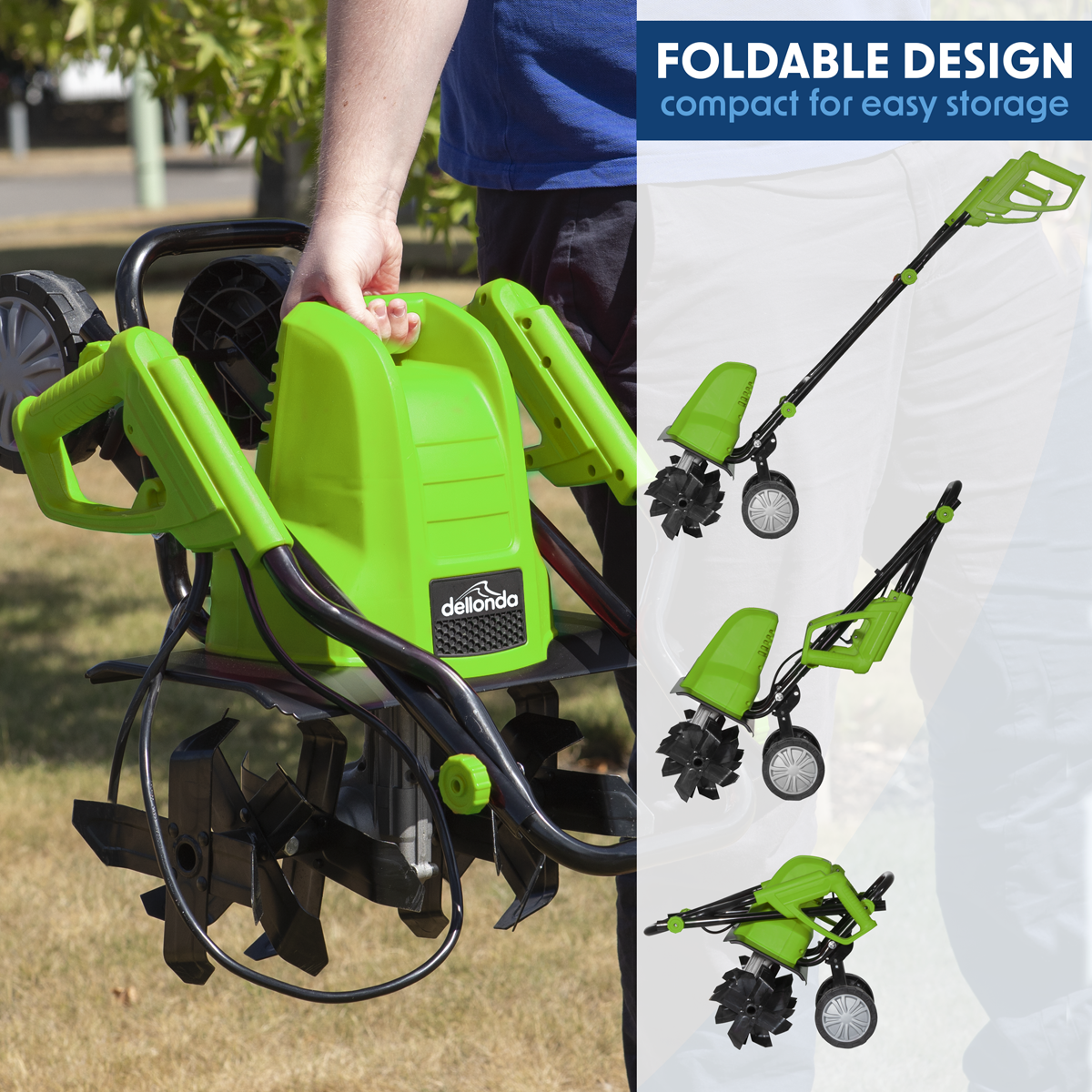 Dellonda Electric Tiller/Cultivator 1500W