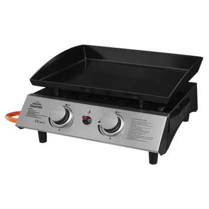 Dellonda 2 Burner Portable Gas Plancha