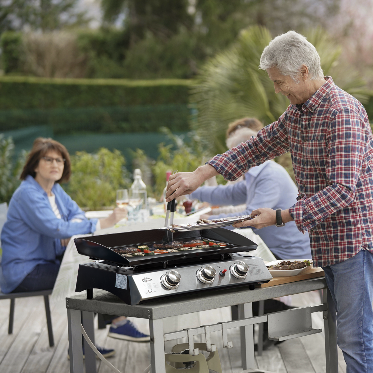 Dellonda 3 Burner Portable Gas Plancha