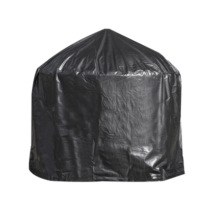 Dellonda Deluxe 24" Fire Pit, Fireplace, Outdoor Patio Heater, Decoration Rings, Supplied with Cooking Grill, Safety Screen, Poker & Cover