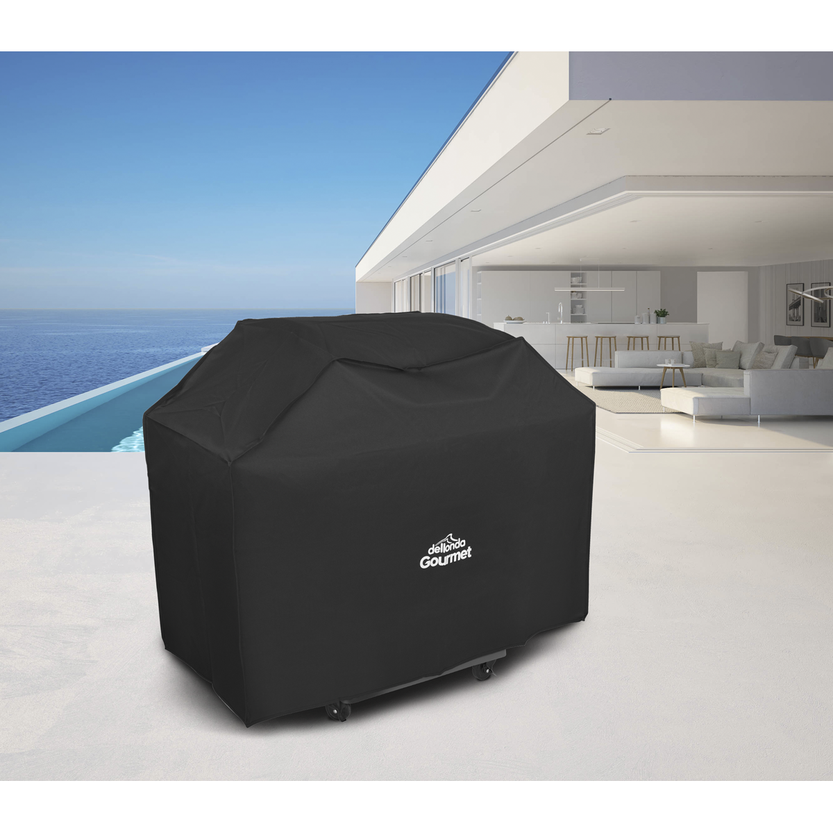 Dellonda PVC Water-Resistant BBQ Cover for DG16