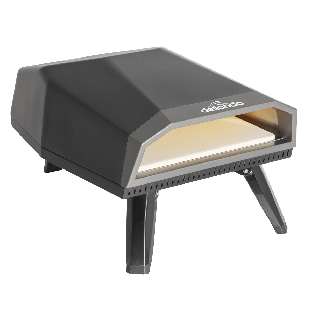 Dellonda Gas Pizza Oven with Water-Resistant Cover/Carry Bag & 12" Pizza Peel