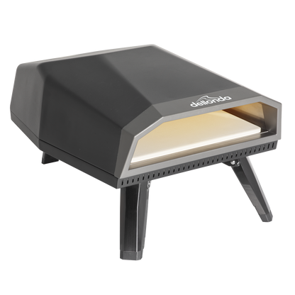 Dellonda Gas Pizza Oven with Water-Resistant Cover/Carry Bag & 12" Pizza Peel