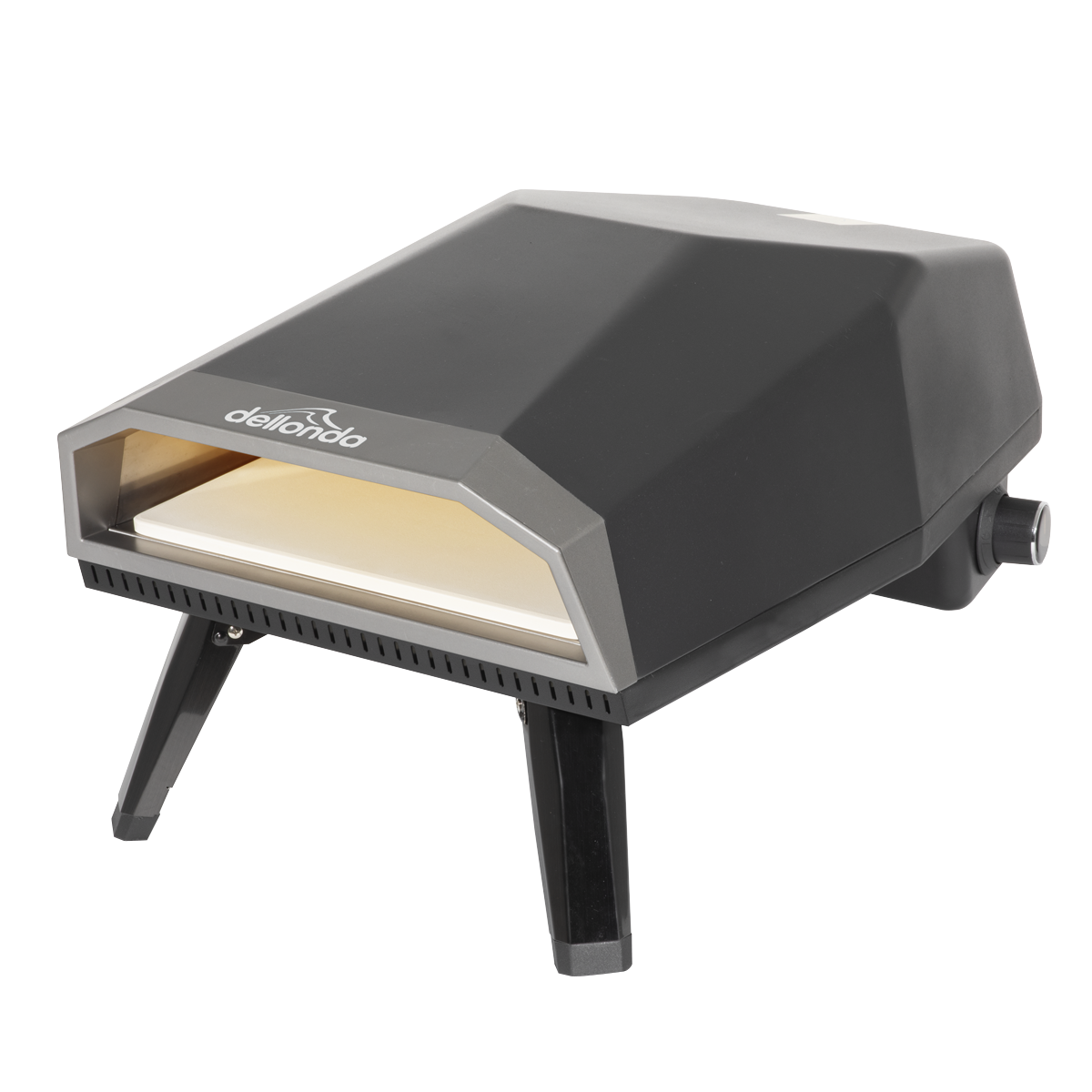 Dellonda Gas Pizza Oven with Water-Resistant Cover/Carry Bag & 12" Pizza Peel