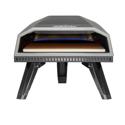 Dellonda Gas Pizza Oven with Water-Resistant Cover/Carry Bag & 12" Pizza Peel