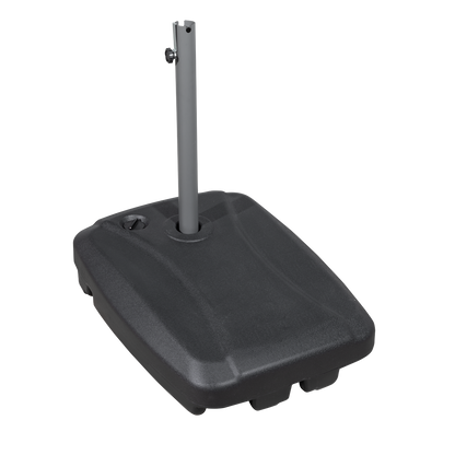 Dellonda Fillable Parasol Base with Wheels, Water/Sand Fill 60L