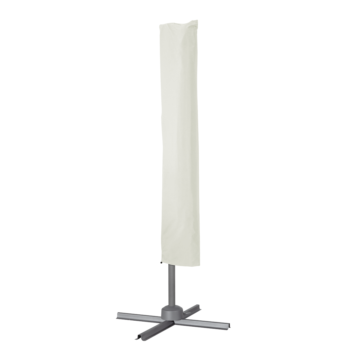 Dellonda Cantilever Parasol with 360° Rotation, Tilt & Cover 3m - Cream