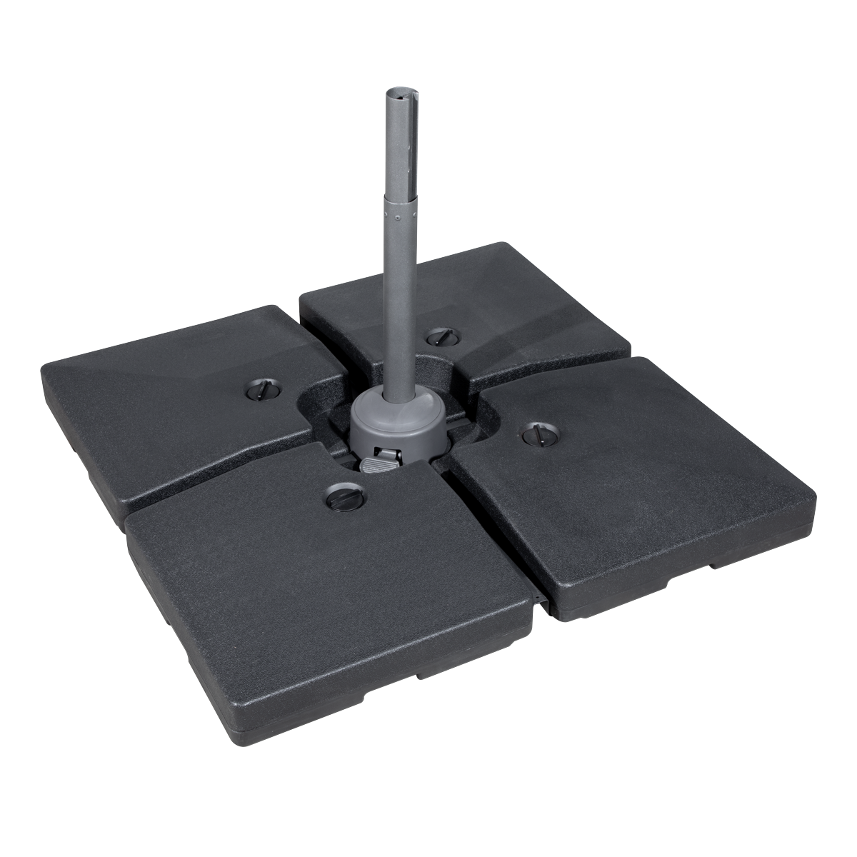 Dellonda Fillable Parasol Base, Water/Sand Fill 92L 4pc