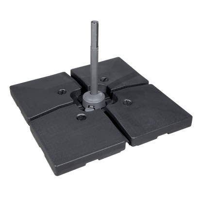 Dellonda Fillable Parasol Base, Water/Sand Fill 92L 4pc