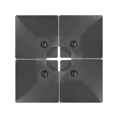 Dellonda Fillable Parasol Base, Water/Sand Fill 92L 4pc