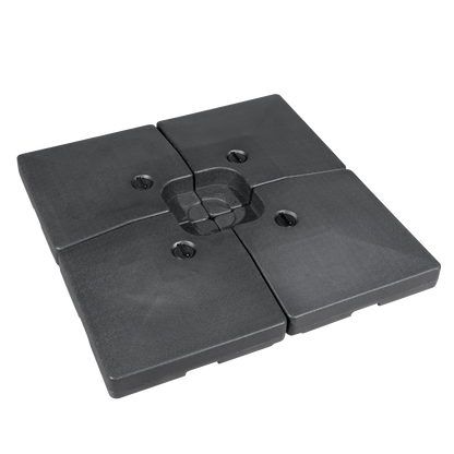 Dellonda Fillable Parasol Base, Water/Sand Fill 92L 4pc