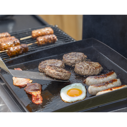 Dellonda 3 Burner Stainless Steel Portable Gas Plancha/Grill 8.5kW