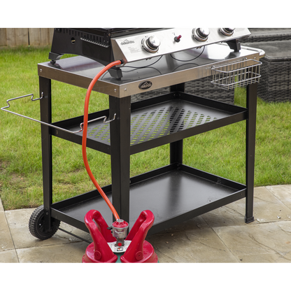 Dellonda 3 Burner Stainless Steel Portable Gas Plancha/Grill 8.5kW